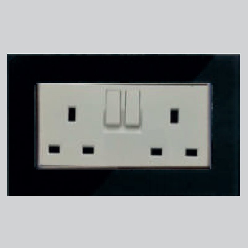 G-406-MS - 13A  2GANG  SWITCH SOCKET 