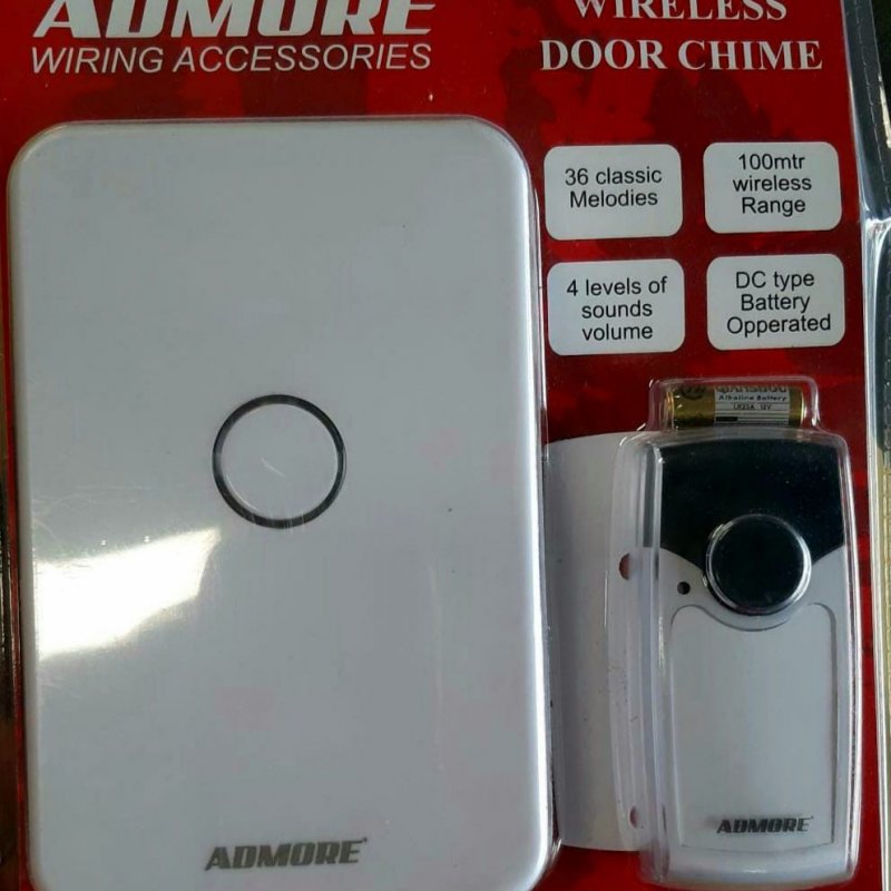 A-DB01 WIRELESS ELECTRONIC DOOR BELL DC TYPE