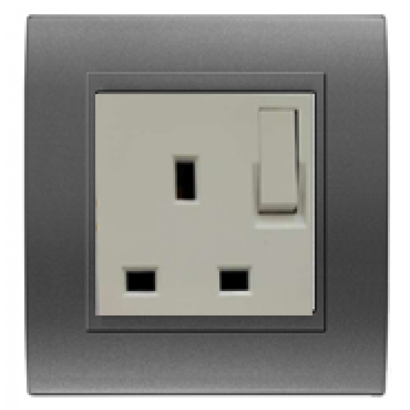 G-405-P - 13A  1GANG  SWITCH SOCKET 