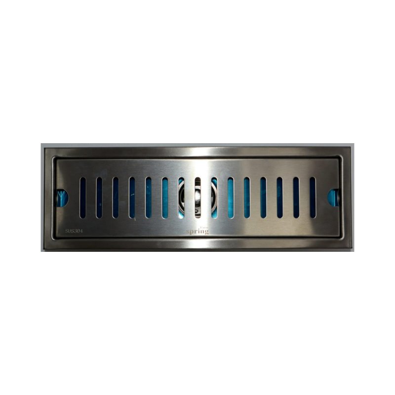 SL-01 LINEAR FLOOR DRAIN 10X30cm SS CHROME