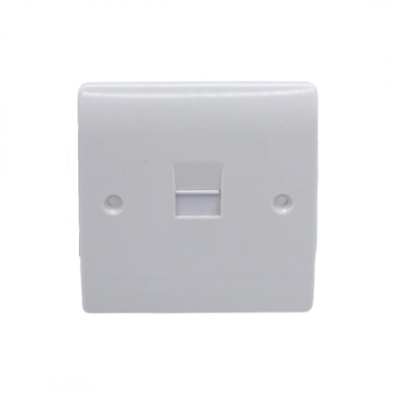 VZ0063 - RJ11 1GANG TELEPHONE SOCKET WHITE