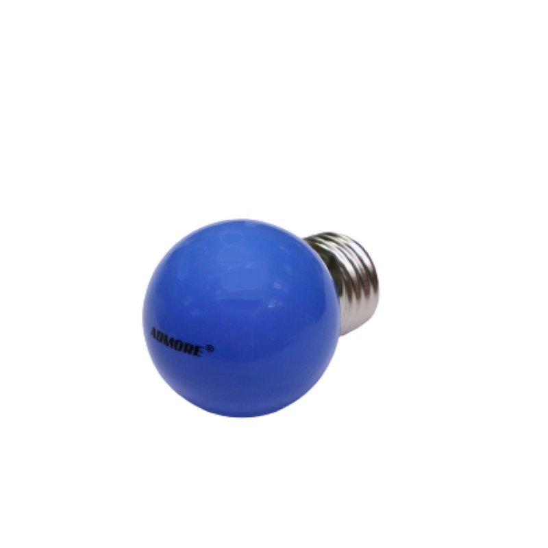 G45B - 1W E27 LED BALL LAMP BLUE 