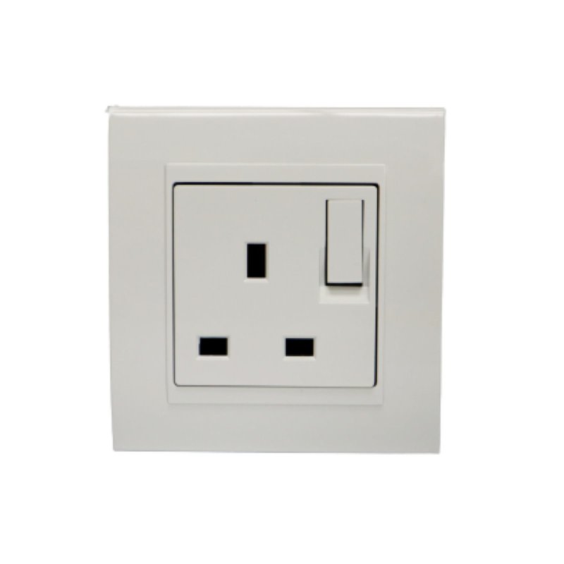 W-405 - 13A 1 Gang Switch Socket