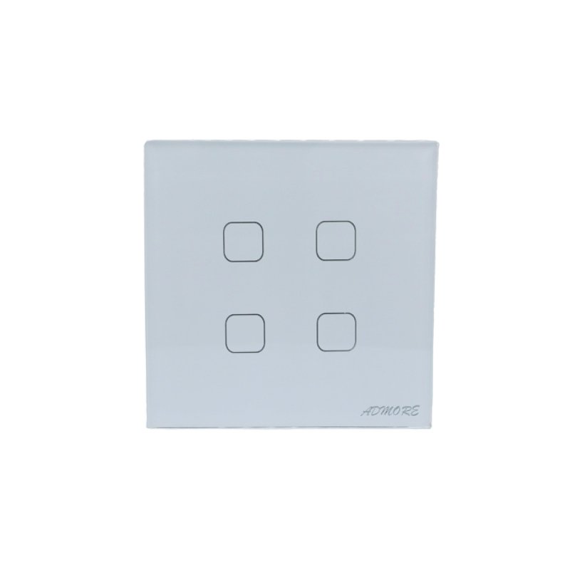 SSW-004W - 4 GANG WIFI TOUCH SWITCH WHITE