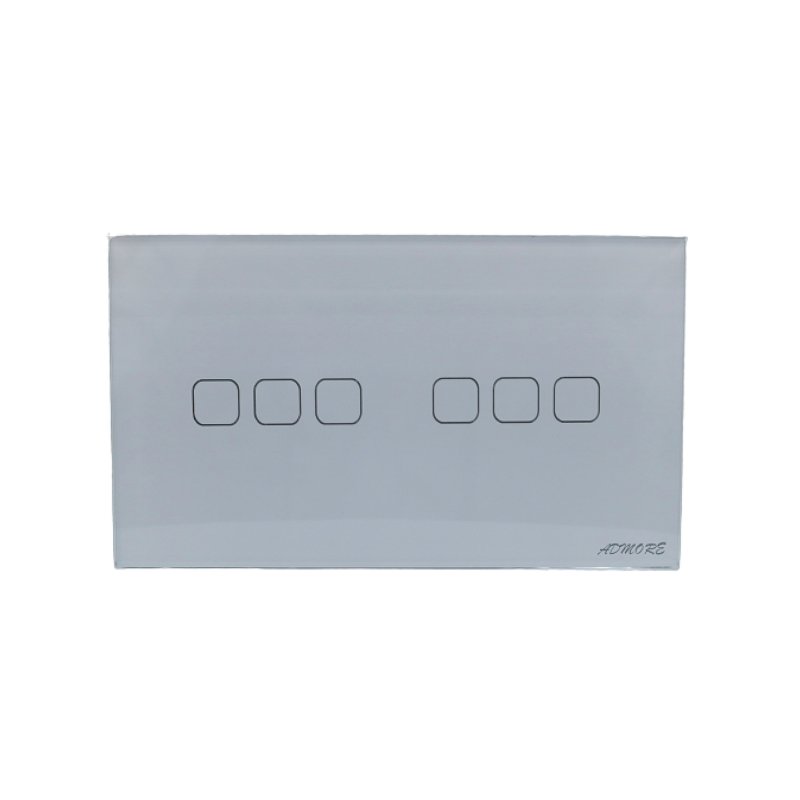 SSW-006W - 6 GANG WIFI TOUCH SWITCH WHITE