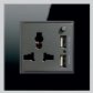 G-430U-BG - 13A MULTI FUNCTION SWITCH SOCKET + TWIN USB CHARGER