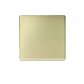 A401 - 1GANG BLANK PLATE GOLD