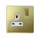 A405 - 13A 1GANG SWITCH SOCKET GOLD