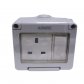 WP405 - 13A, 1G Switched Weatherproof Socket Outlet