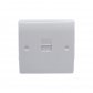 VZ0063 - RJ11 1GANG TELEPHONE SOCKET WHITE