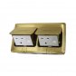 APU13-2-D2-G - 2x13A SOCKET + 2 DATA GOLD