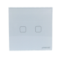 SSW-002W - 2 GANG WIFI TOUCH SWITCH SOCKET WHITE