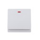 20A DP SWITCH PC WHITE 