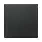 SB401 - BLANK PLATE SOFT TOUCH BLACK ADMORE