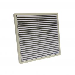 APG100 - 4 INCHES PVC PLASTIC GRILL SQUARE