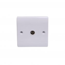 VZ0032 TV SOCKET WHITE