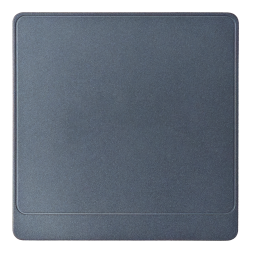 1 Gang Blank Plate (3x3) PC Grey