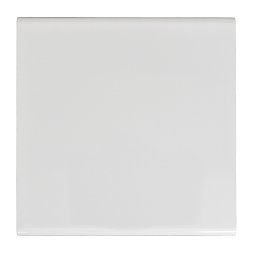 APW401 - 1 GANG BLANK PLATE (3X3) PREMIER PLUS WHITE ADMORE